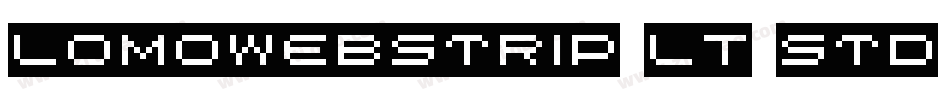 LomoWebStrip LT Std 6字体转换